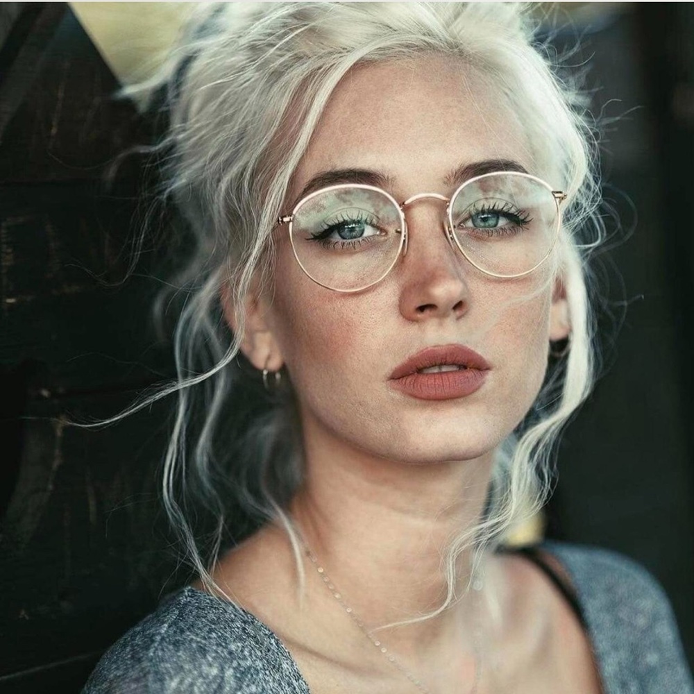 Rayban Titanium round glasses